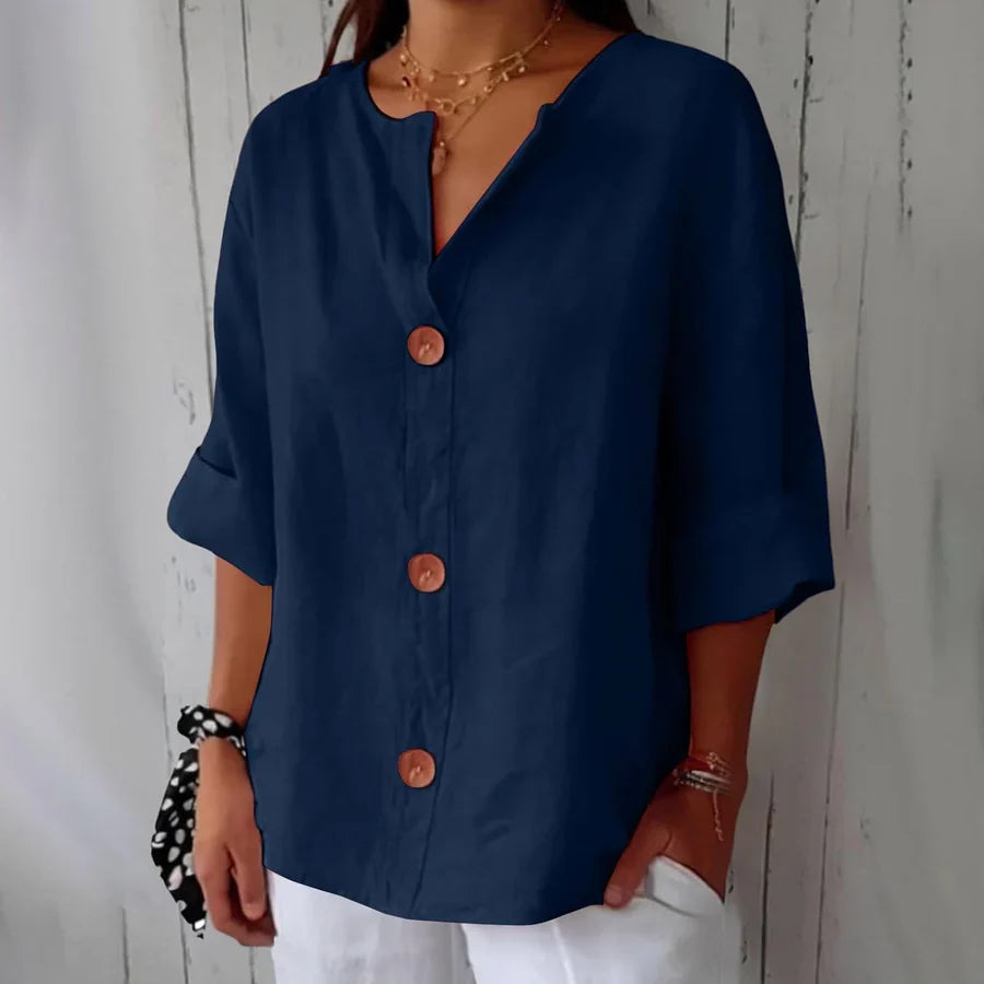 Maryline Casual Linen Shirt