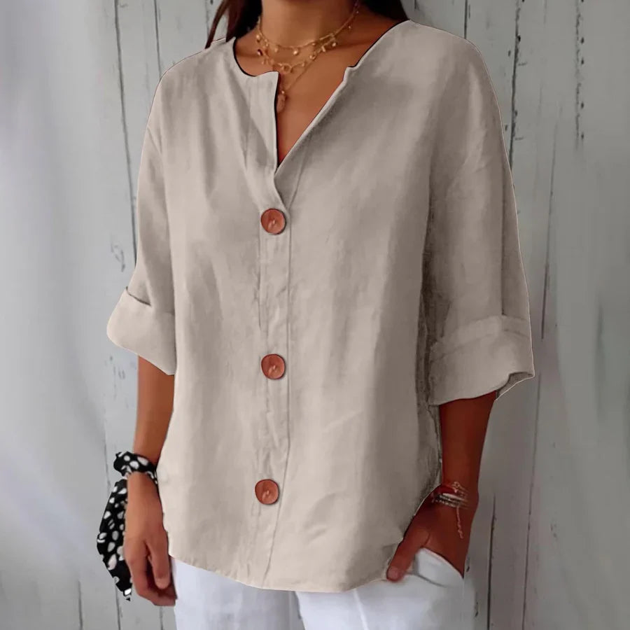 Maryline Casual Linen Shirt