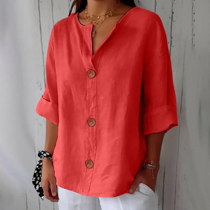 Maryline Casual Linen Shirt