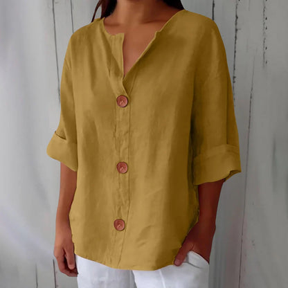 Maryline Casual Linen Shirt
