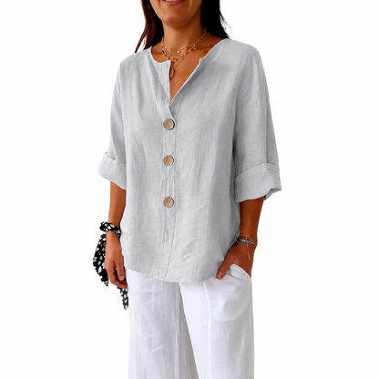Maryline Casual Linen Shirt